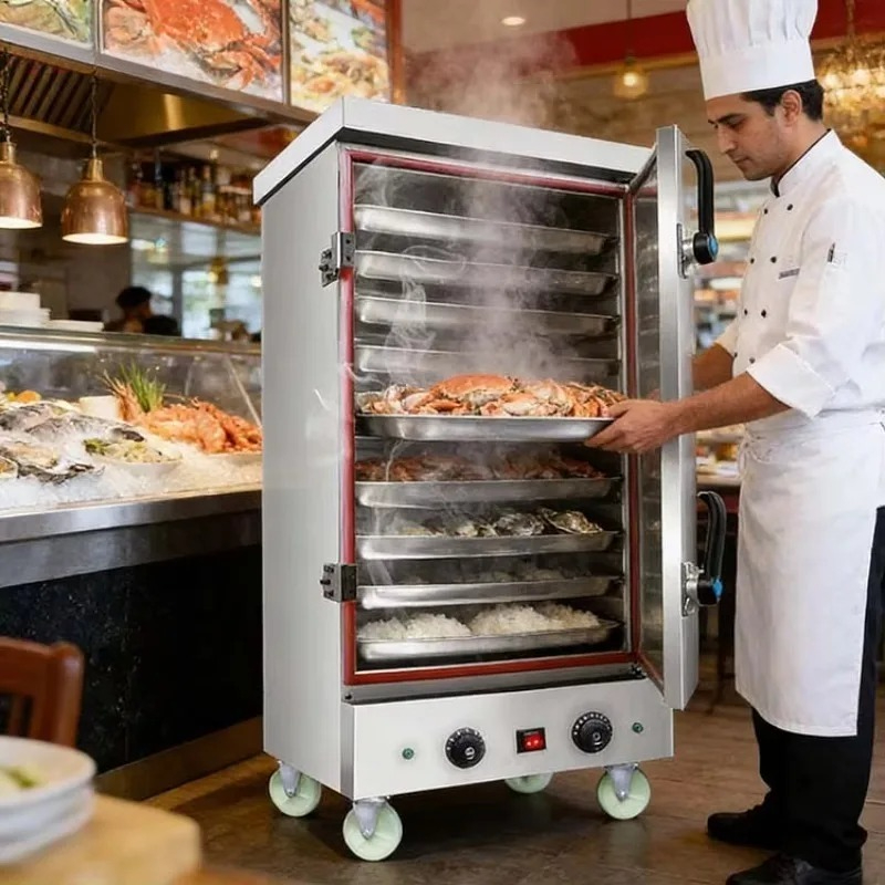 Commercial Kitchen Usa - Gewerbliche Küchenausrüstung Gas-Dampfgarer Industrieller Reisdampfkocher Dampfgarautomat