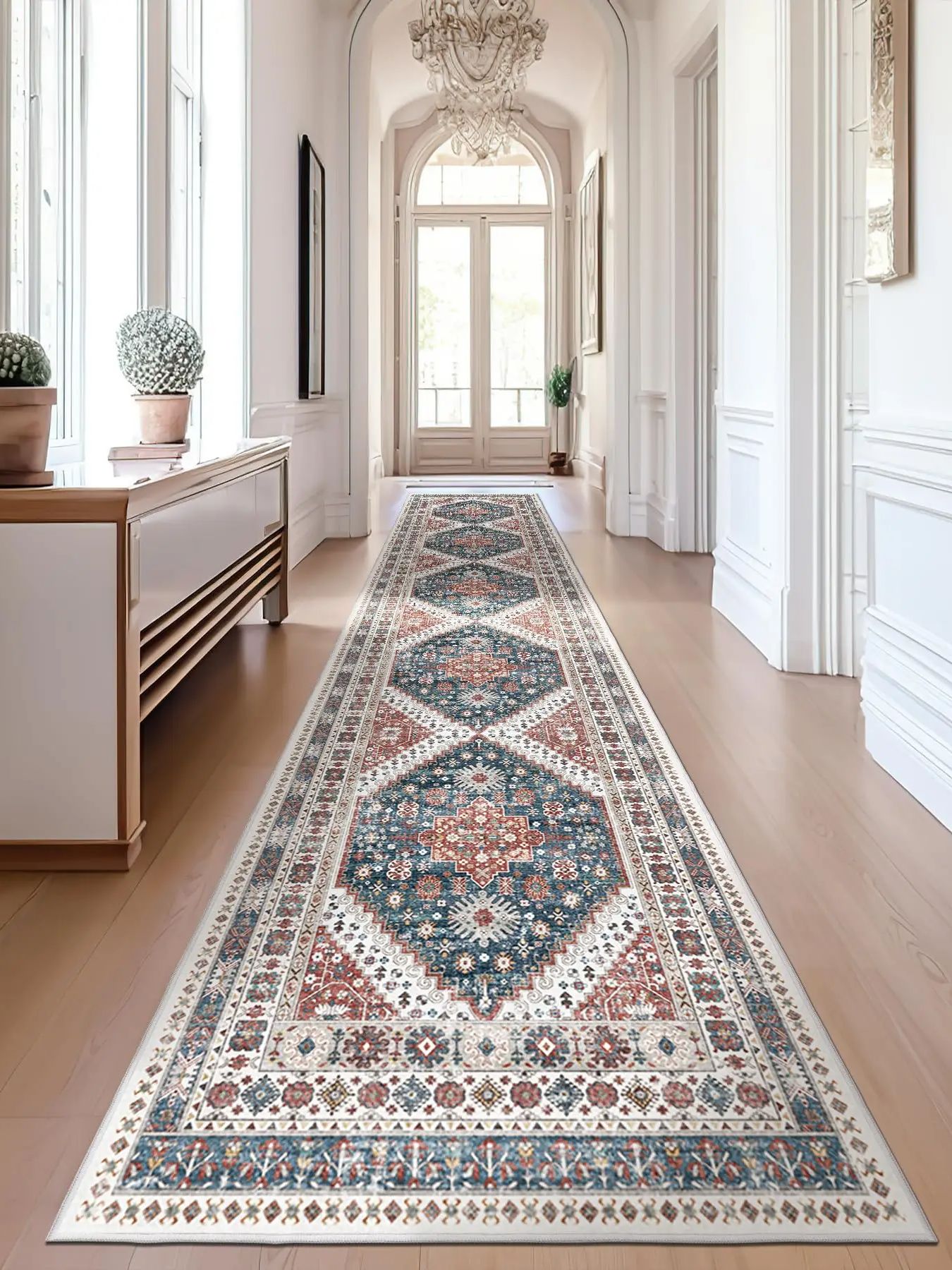 Kitchen Flooring Commercial - VIKAMA Boho Persischer Flanell-Teppich, Küche, Bodenmatte,