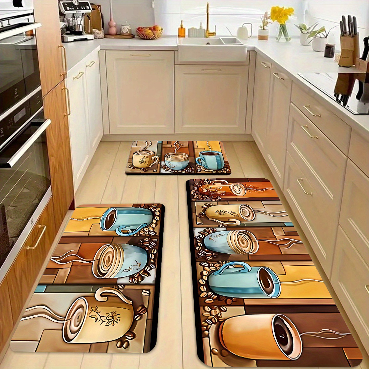 Kitchen Flooring Commercial - VIKAMA1/2PCS Küche Kieselalgen Schlamm Boden Matte