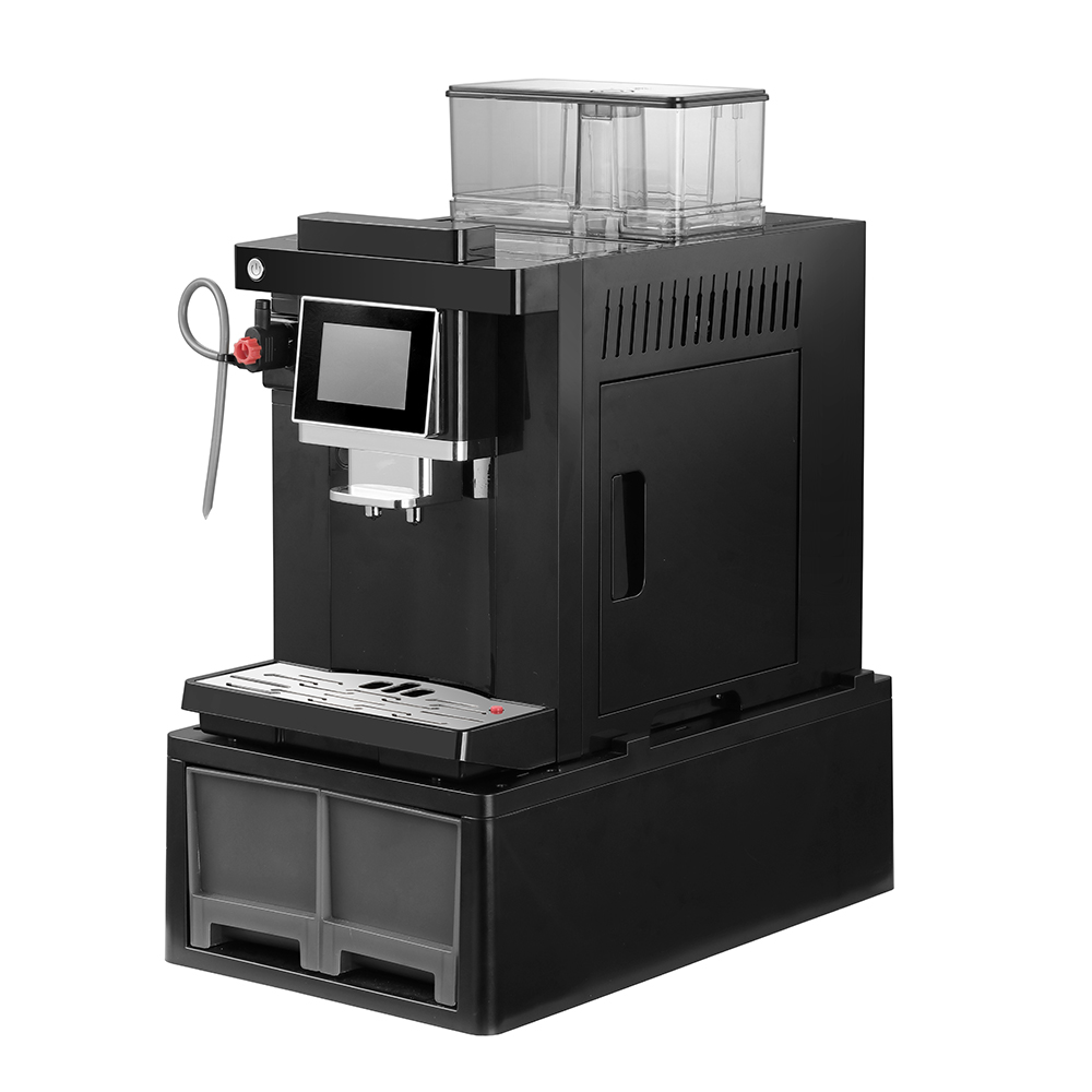 Commercial Espresso Machine - Gewerbliche Nutzung 4-Sprachen-Touchscreen-Kaffeemaschine für Latte, Cappuccino,