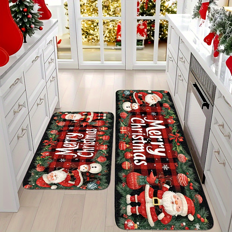 Kitchen Flooring Commercial - Vikama Weihnachtsmann-Teppich, Küchenteppich, Teppich für Wohnzimmer,