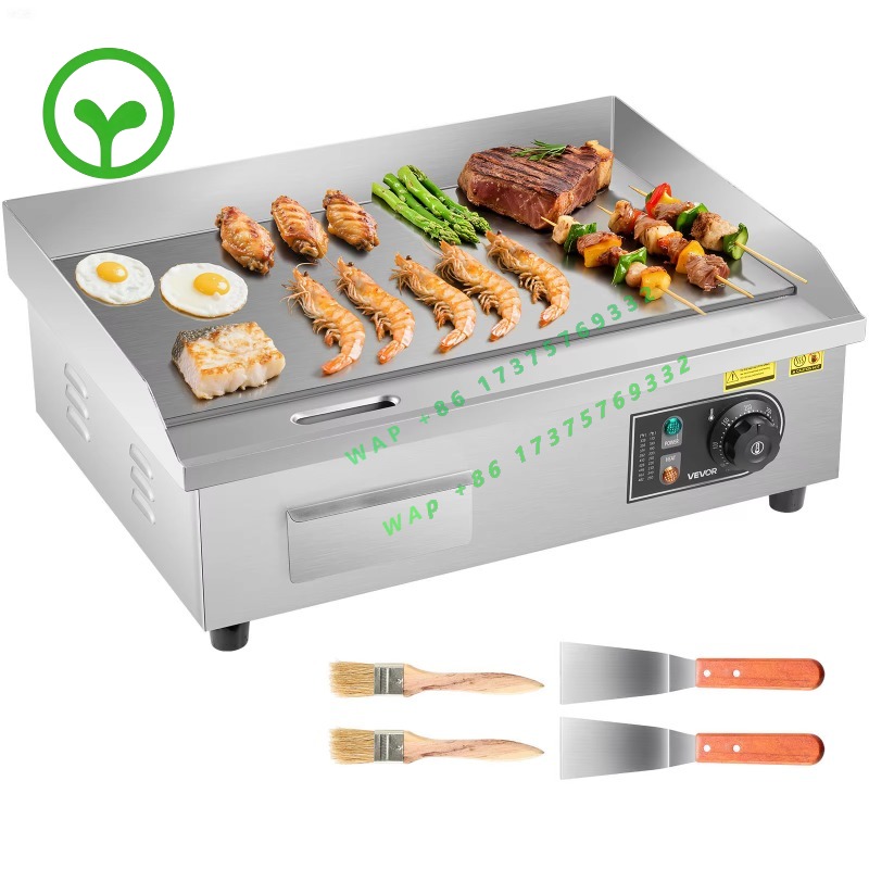 Electric Griddle Flat Top - 【Premium】SucceBuy Gewerbliche Elektro-Grillplatte 50-300 ° C