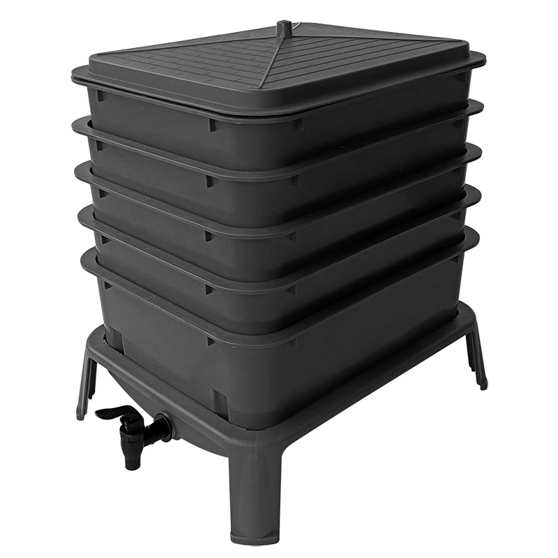 Robuster 50L 5-Fach Wurmkompos – Commercial Kitchen Bin Bewertung und Preis