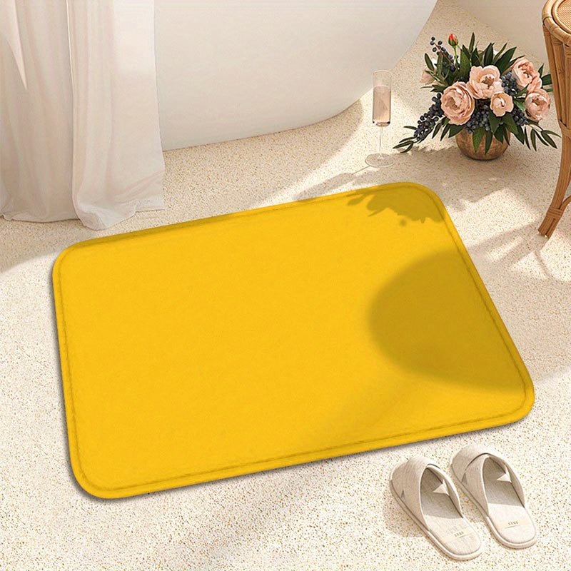 1PC Reines Gelbes Muster Fußma – Kitchen Flooring Commercial Bewertung und Preis