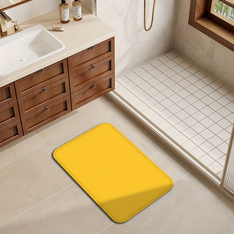 1PC Reines Gelbes Muster Fußma – Kitchen Flooring Commercial Bewertung und Preis