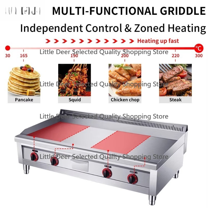 16 mm kommerzielle Restaurant- – Electric Griddle Flat Top Bewertung und Preis
