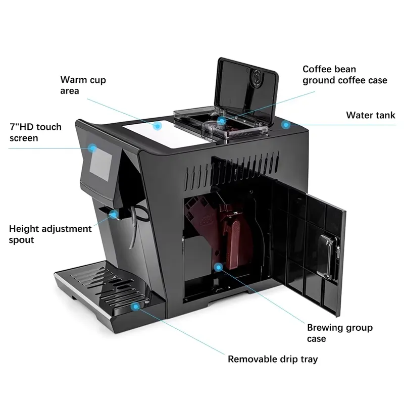 Kommerzielle Kaffeevollautomat – Commercial Espresso Machine Bewertung und Preis
