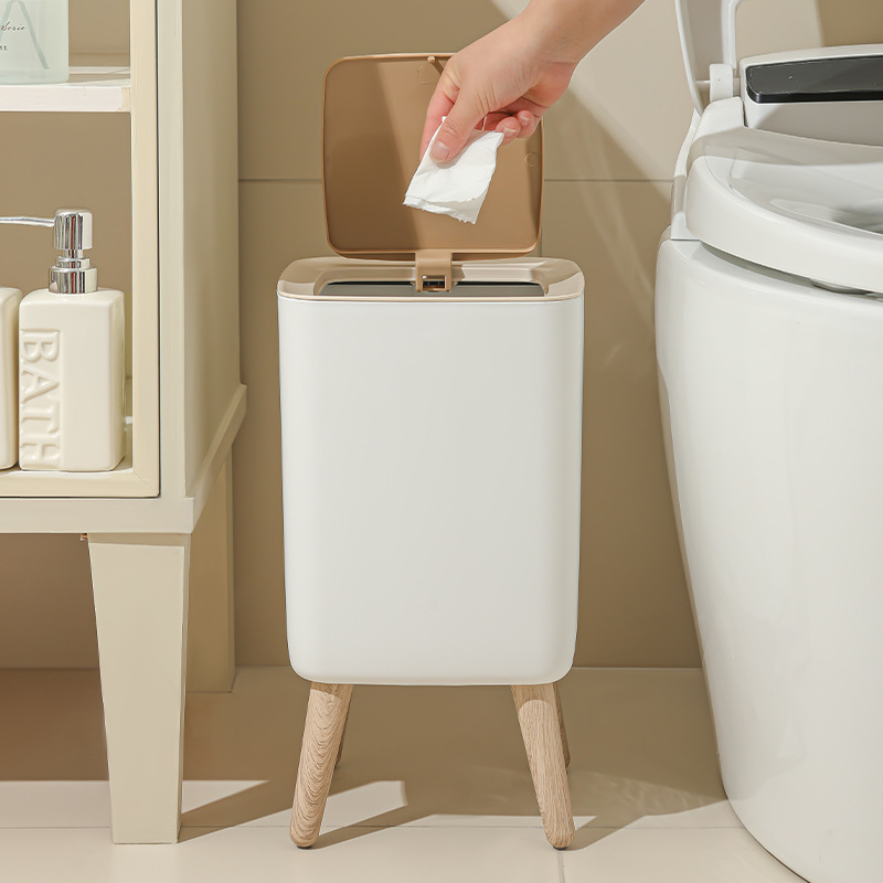 10L Weißer Holz-Mülleimer mit  – Commercial Kitchen Bin Bewertung und Preis